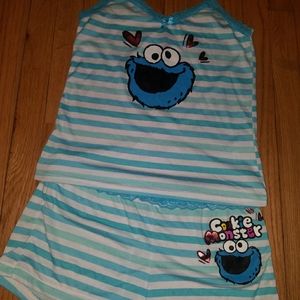Girls size L (11/13) PJs shorts and tank New